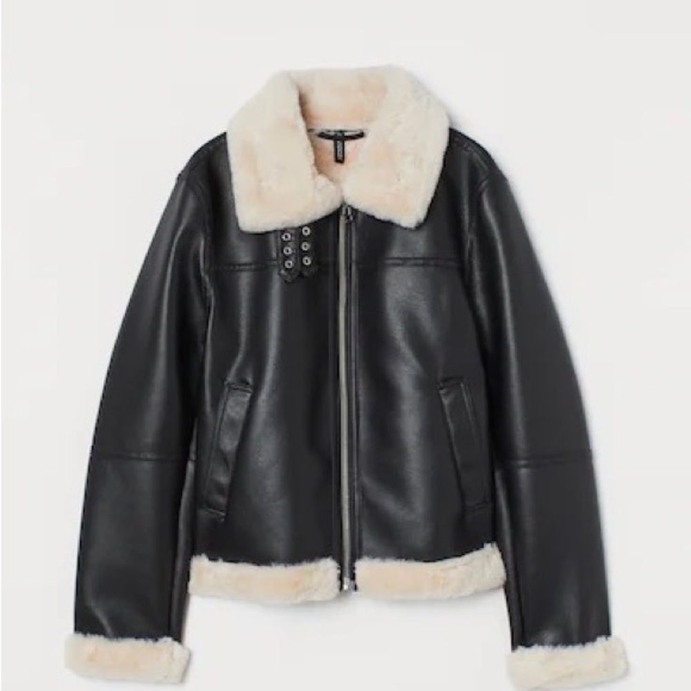Leather jacket from H&M